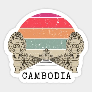 Angkor Thom Majesty: Cambodia's Ancient Wonder -- Vintage Edition Red Sticker